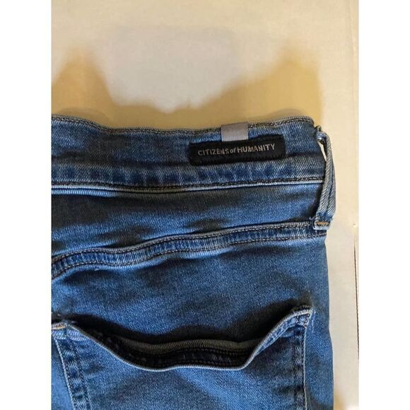 Citizens of Humanity Rocket High Rise Skinny Split Hem Ankle Jeans - Sz 30 - Picture 7 of 10
